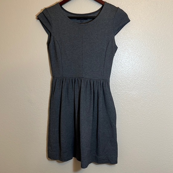 MADEWELL Grey Short Sleeve Dress - Picture 1 of 14